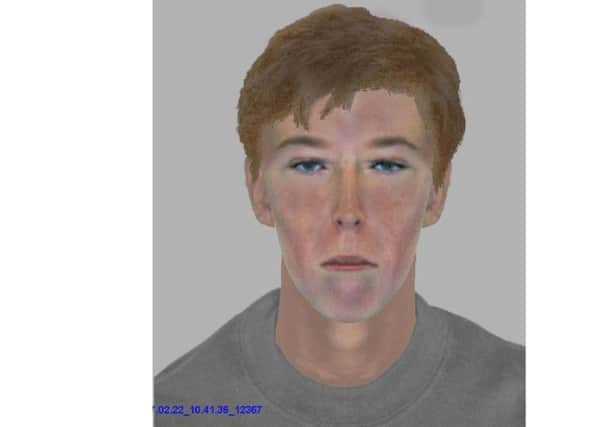 The efit of the suspect who punched a pensioner