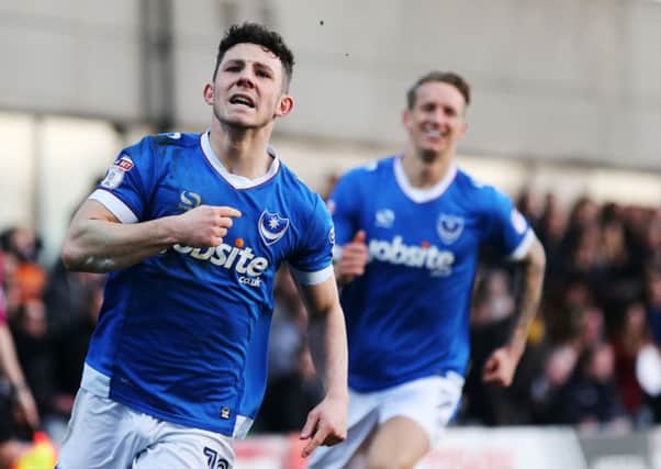 Pompey striker Conor Chaplin Picture: Joe Pepler