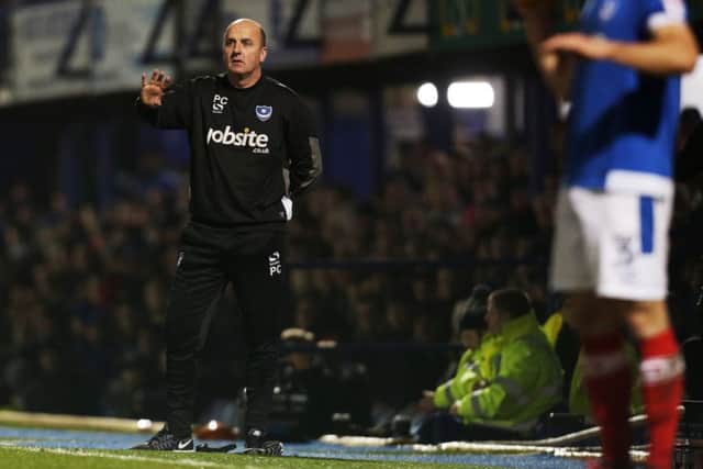 Pompey boss Paul Cook. Picture: Joe Pepler