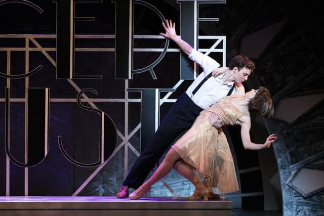 Sam Barrett as Jimmy Smith and Joanne Clifton as Millie. Picture by Darren Bell