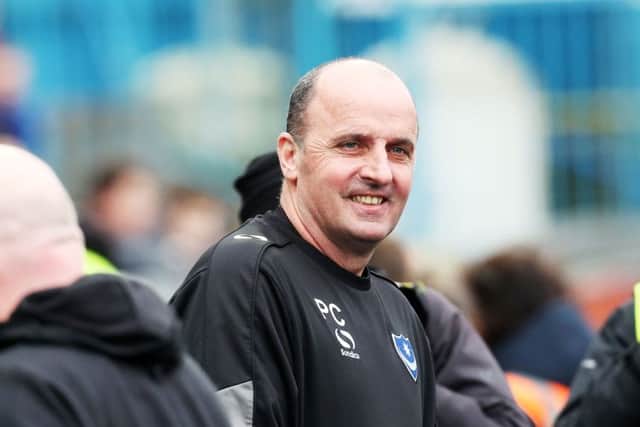 Pompey manager Paul Cook. Picture: Joe Pepler