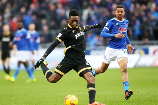 Amine Linganzi scores. Picture: Joe Pepler
