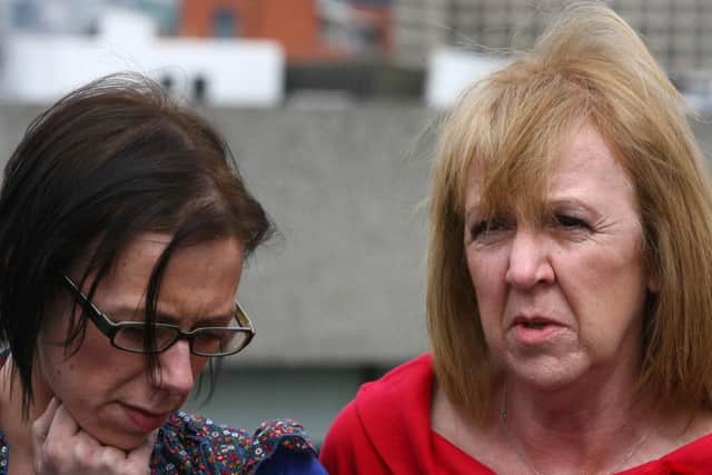 Katrice's sister Natasha and mother Sharon, both of Gosport. Picture: PA