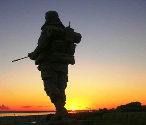 The Yomper in the dark Picture: Thelma Taylor