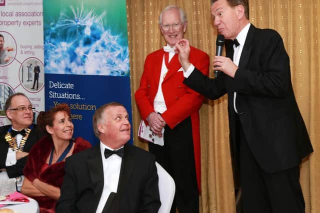 Michael Portillo makes his speech at the dinner