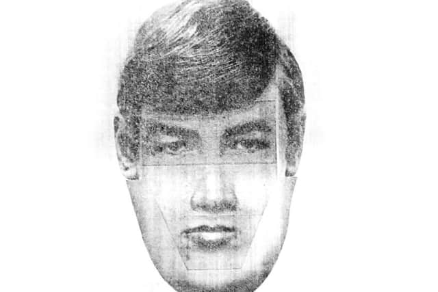 An e-fit of a man seen carrying a child into a green car in 1981, released by Royal Military Police investigating the disappearance of Katrice Lee. Picture: MoD