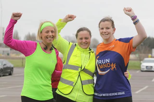 Left to right: Cat Underwood, Debbie Cox and Ellie Randall. Picture: Habibur Rahman