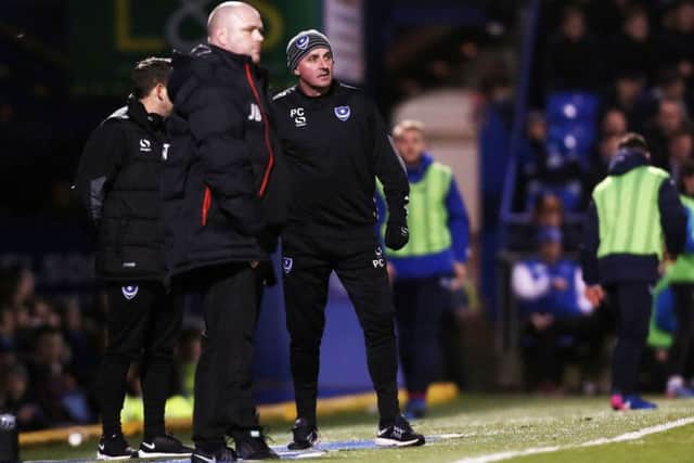 Paul Cook's side were held by Morecambe. Picture: Joe Pepler
