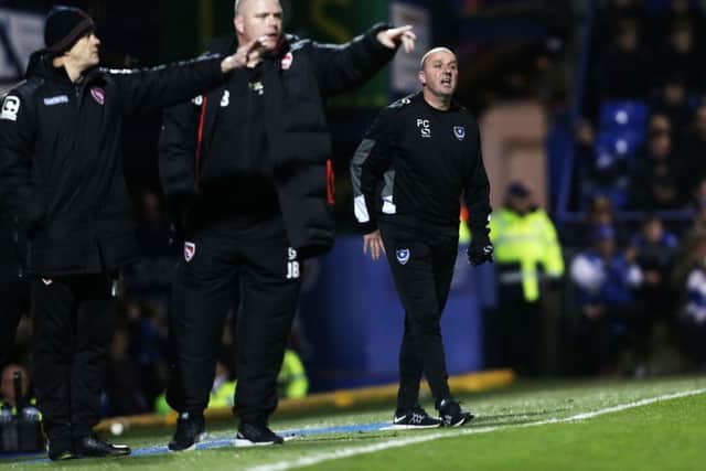 Pompey boss Paul Cook. Picture: Joe Pepler