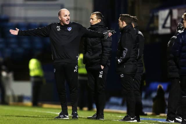 Pompey boss Paul Cook. Picture: Joe Pepler