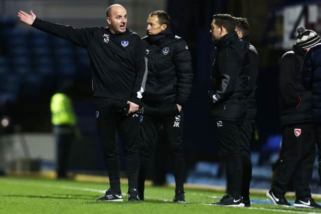 Pompey boss Paul Cook. Picture: Joe Pepler