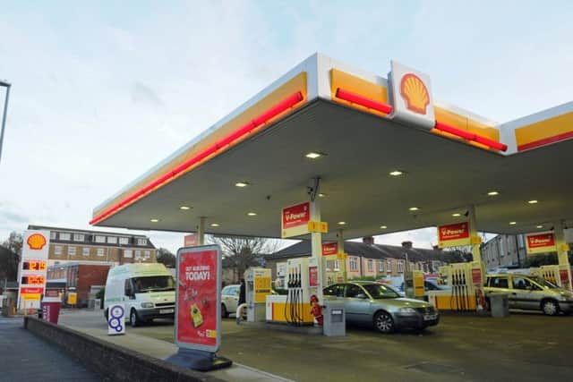 The Shell station in Goldsmith Avenue