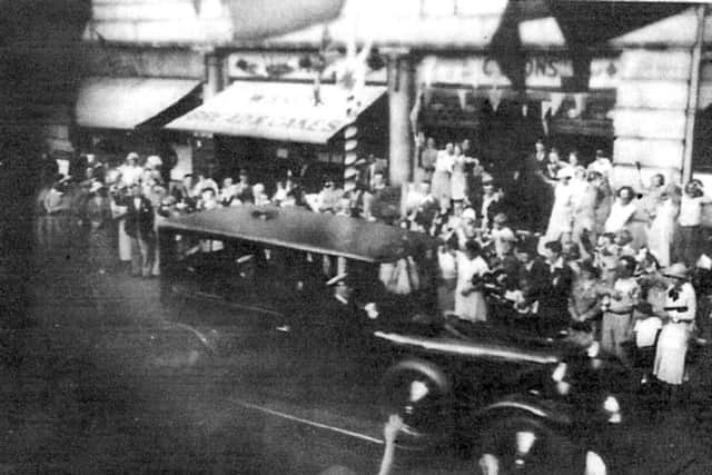 ROYAL This picture is thought to show George V and Queen Mary being driven along Fratton Road towards Fratton station. But why were they in Portsmouth?