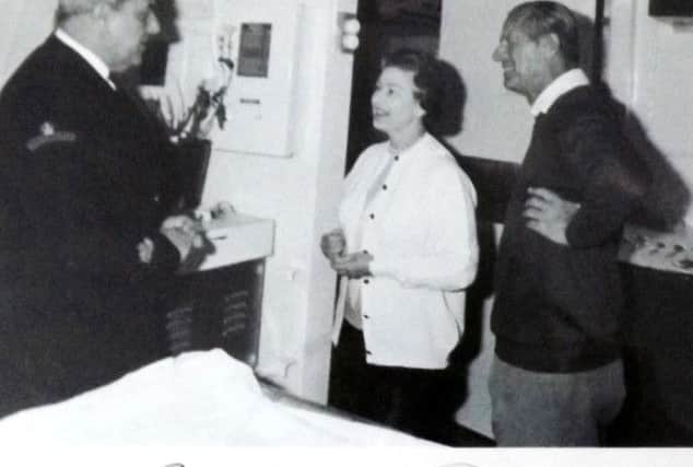 ROYAL Ellis with the Queen and Duke of Edinburgh in Britannia