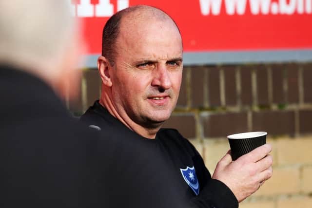 Pompey boss Paul Cook Picture: Joe Pepler