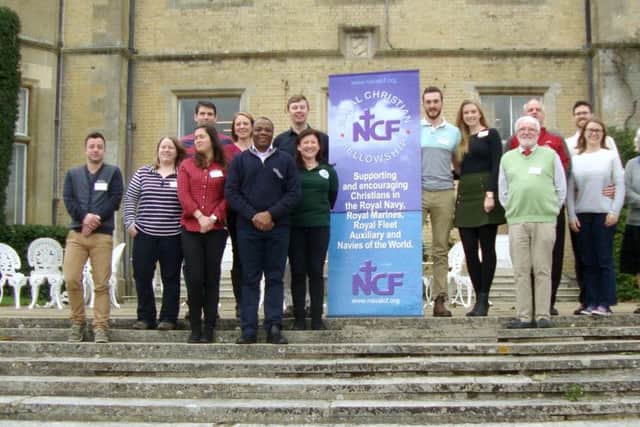 Members of the Naval Christian Fellowship on their weekend away