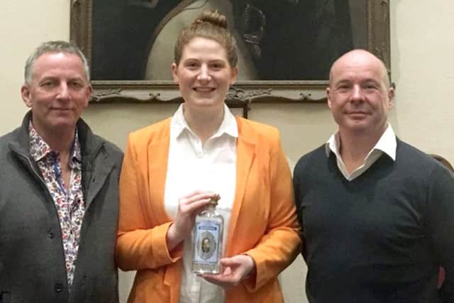 E
Ian McCulloch, Lt Alice Brindley RN and James Shelbourne