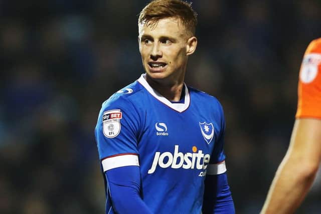 Pompey striker Eoin Doyle Picture: Joe Pepler
