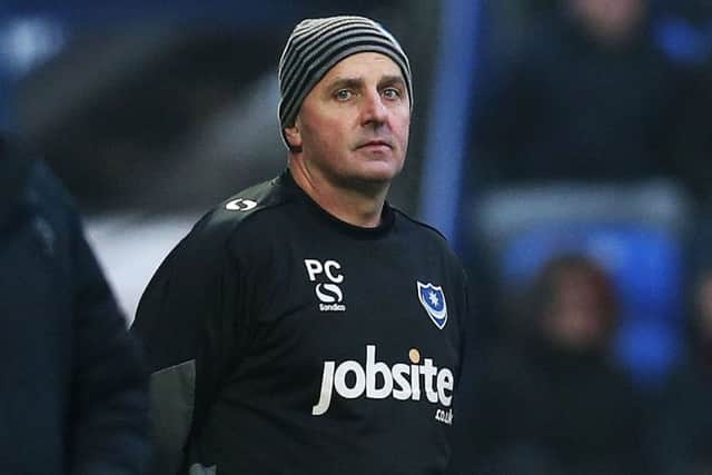 Pompey boss Paul Cook Picture: Joe Pepler