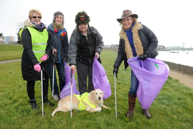 MP Caroline Dinenage with (left to right), Jeanette Perry, Jennifer Prested and Miles Fletcher help clean up their area for the Clean for the Queen event last year.
Credit: Ian Hargreaves