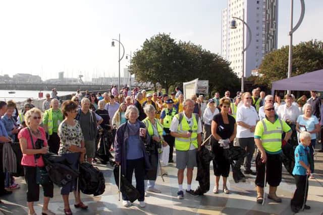Big Cleanup of Gosport's harbour in 2014