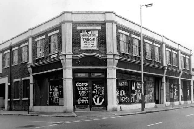 DEMOLITION The former FLUX laundry in Haslar Road, Gosport awaiting demolition in 1958.                 Picture: Richard Hulse