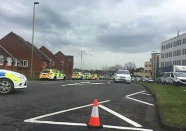 The scene in Hulbert Road. Credit: Luke Matthews