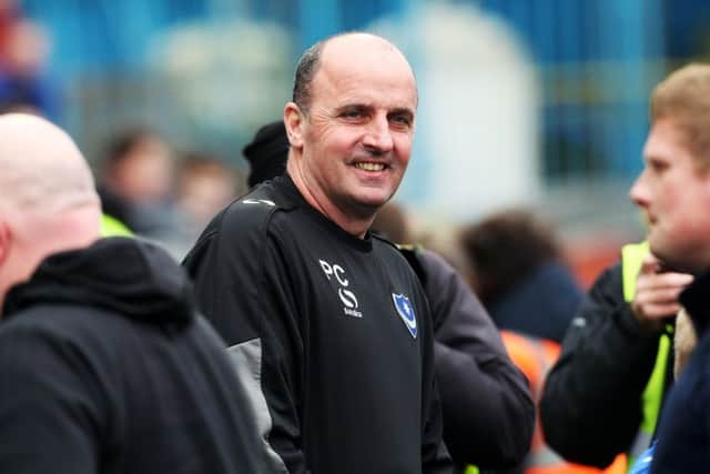 Pompey boss Paul Cook. Picture: Joe Pepler