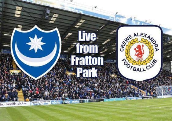 Pompey host Crewe in League Two today