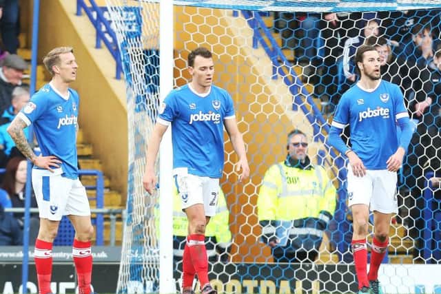 George Ray's 77th-minute goal stunned Pompey Picture: Joe Pepler