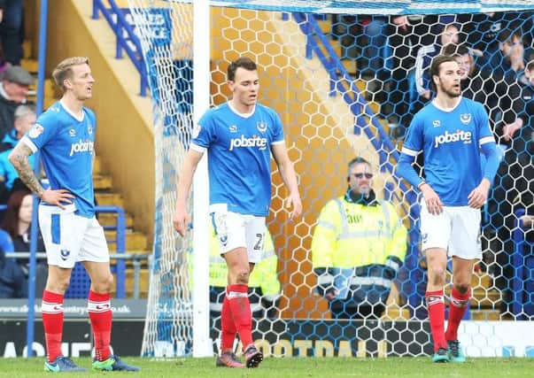 George Ray's 77th-minute goal stunned Pompey Picture: Joe Pepler