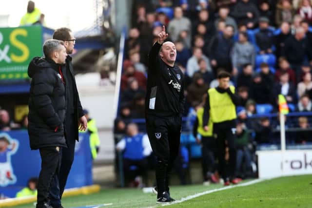 Pompey manager Paul Cook. Picture: Joe Pepler.