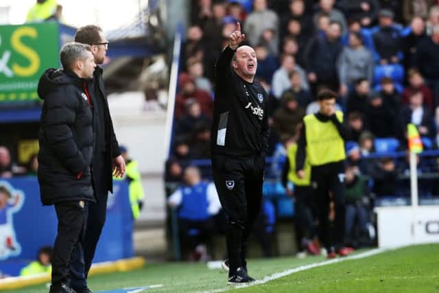 Pompey boss Paul Cook. Picture: Joe Pepler