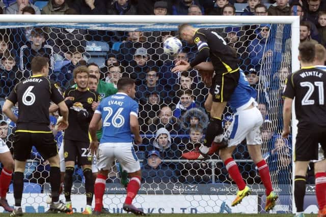George Ray scores the winner for Crewe in the 77th minute Picture: Joe Pepler
