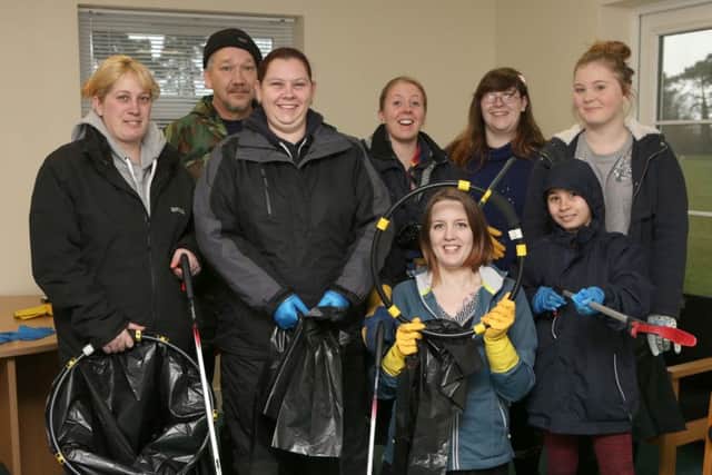 At Knowle Village Hall, Fareham are Collette and Mike Little, Hannah Carlton, Katherine Lemon, Shannon Biddiss, Chloe Strange, Kirsty Raggett and Halle Strange