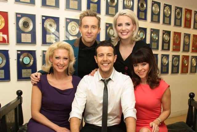 Pop band Steps (left to right) Faye Tozer, Ian "H" Watkins, Lee Latchford-Evans, Claire Richards and Lisa Scott-Lee. Credit: Yui Mok/PA Wire