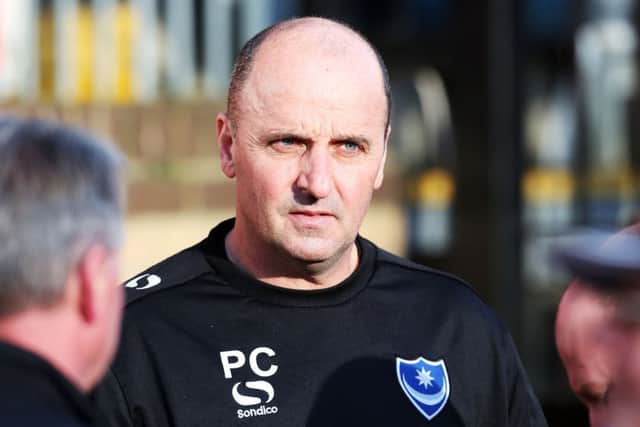 Pompey boss Paul Cook Picture: Joe Pepler