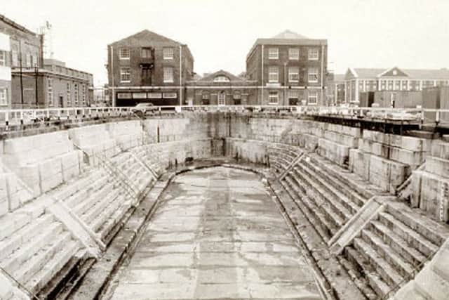 Number 6 Dock at Portsmouth Dockyard