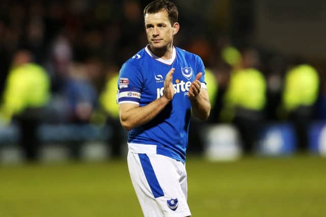 Pompey skipper Michael Doyle Picture: Joe Pepler