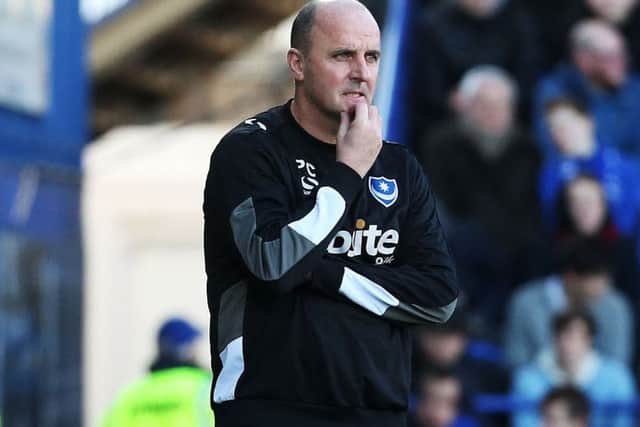 Pompey boss Paul Cook Picture: Joe Pepler