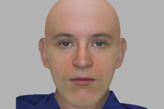 This e-fit has been released after a woman was assaulted and grabbed in Leigh Park.