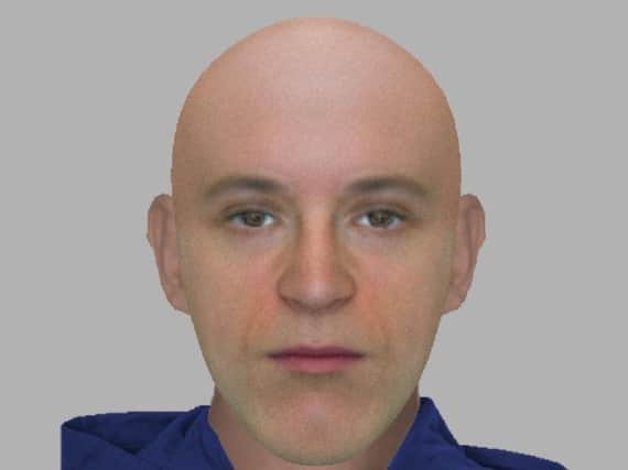 This e-fit has been released after a woman was assaulted and grabbed in Leigh Park.