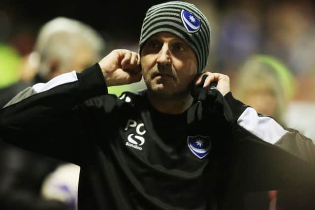 Pompey boss Paul Cook. Picture: Joe Pepler