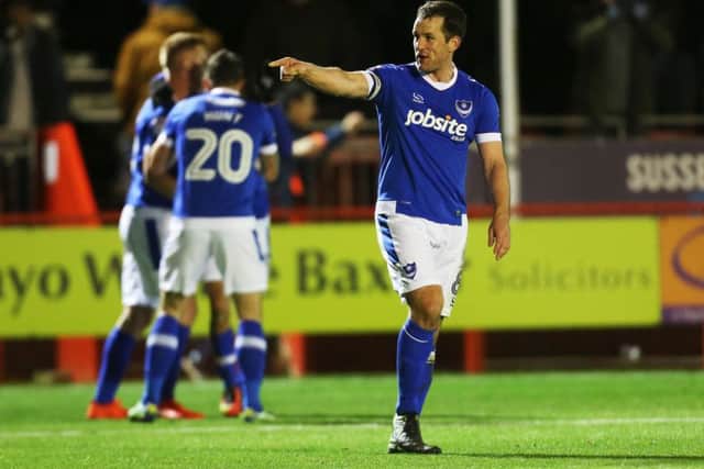 Pompey skipper Michael Doyle. Picture: Joe Pepler