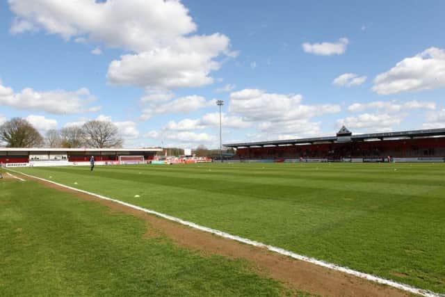 Stevenage's Lamex Stadium. Picture: Sharon Lucey