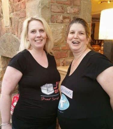 Tricia Hunt, left, and Kate Fruin-Smith Picture: Kate Fruin-Smith/PA Wire