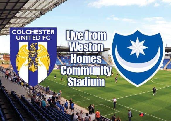 Pompey travel to the Weston Homes Community Stadium today