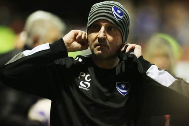 Pompey boss Paul Cook. Picture: Joe Pepler