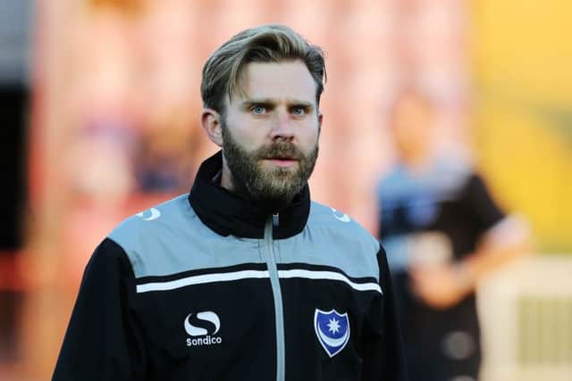 Pompey Academy coach Mikey Harris. Picture: Joe Pepler
