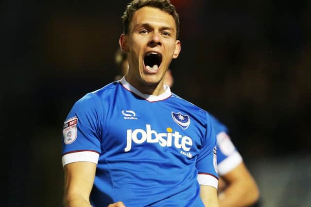 Pompey forward Kal Naismith Picture: Joe Pepler